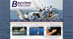 Desktop Screenshot of bayviewyachts.com